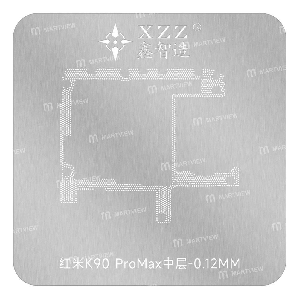xzz 012mm-middle-layer-bga-reballing-stencil-for-redmi-k90-pro-max