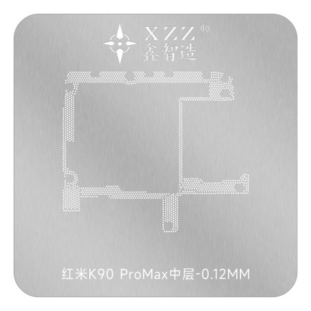 XZZ 0.12mm Middle Layer BGA Reballing Stencil for Redmi K90 Pro Max