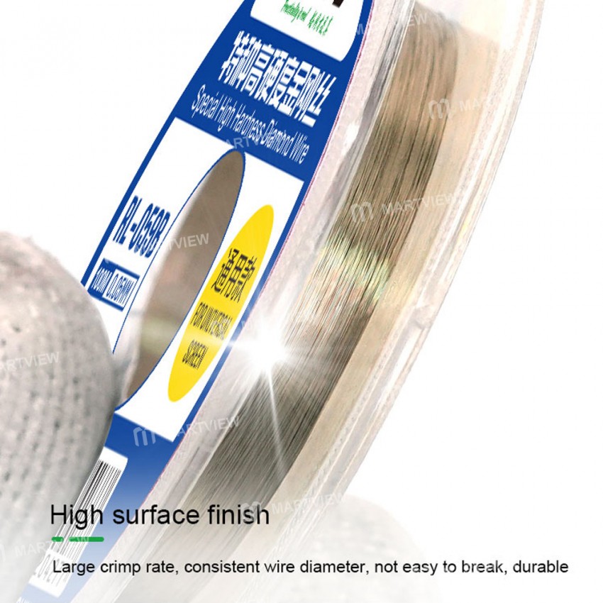 Relife RL-059A / 059B / 059C 100M Special High Hardness Diamond Wire for Touch LCD Screen Separating