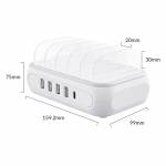 Orico APD-4U1C Type-C 5 Ports Charging Station with Phone Stand for iPhone / Android Phone / Earphon