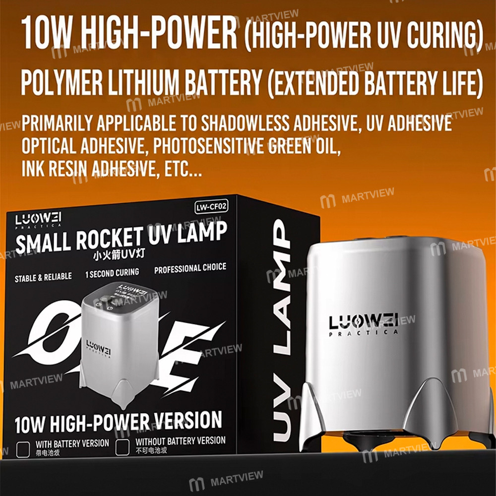 luowei lw-cf02-little-rocket-portable-uv-green-oil-curing-lamp-for-motherboard-repair-2