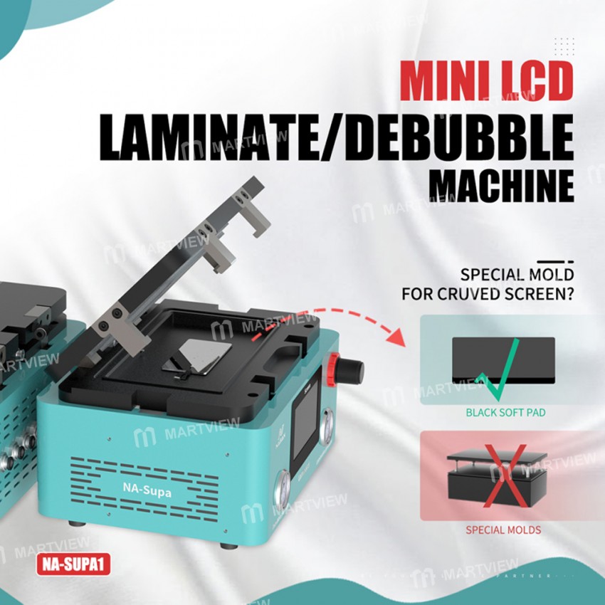 Nasan NA-SUPA1 Mini 7-inch LCD Laminate & Bubble Remove Machine