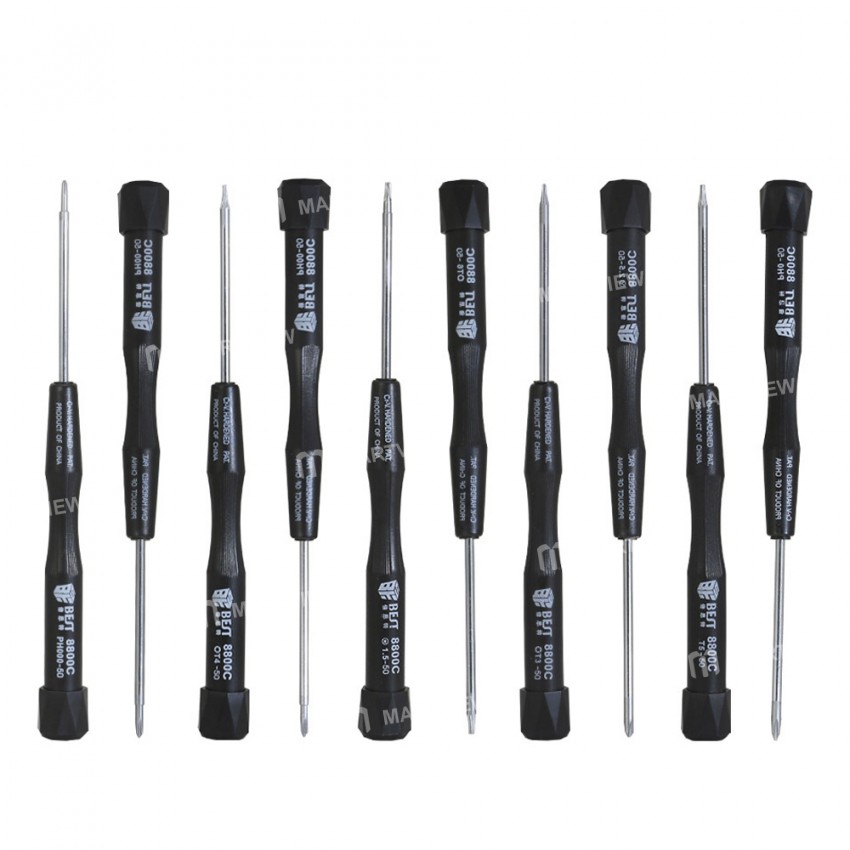 BST-8800C 10-in-1 Precision Magnetic Screwdriver Set for Cellphone Laptop Repair
