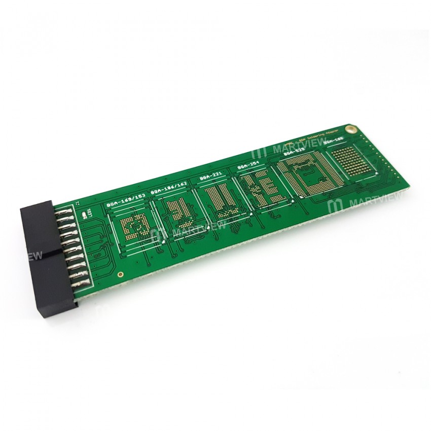 UFI eMMC - BGA Soldering Adapter (BGA169 / 153 / 186 / 162 / 221 / 254 / 529 / 100) + CHIP Programmi