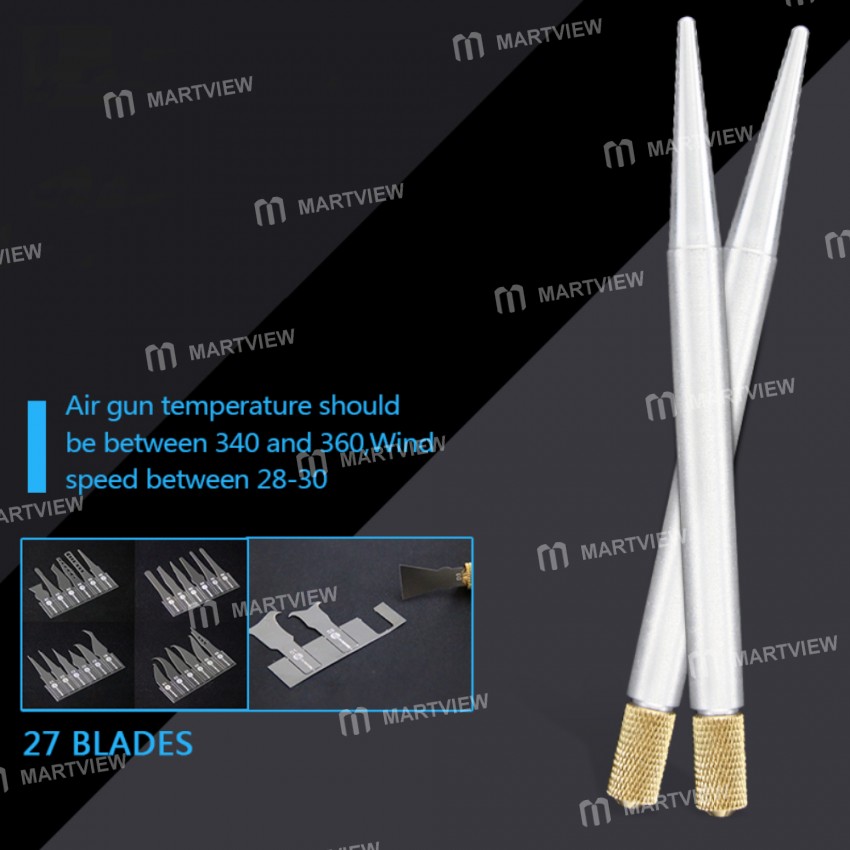 Sunshine SS-101A BGA IC Chip CPU Glue Remove Repair with 27 Blades