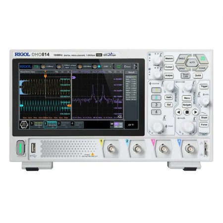 Rigol DHO814 100MHz 12-Bit High Resolution Four-Channel Portable Digital Oscilloscope