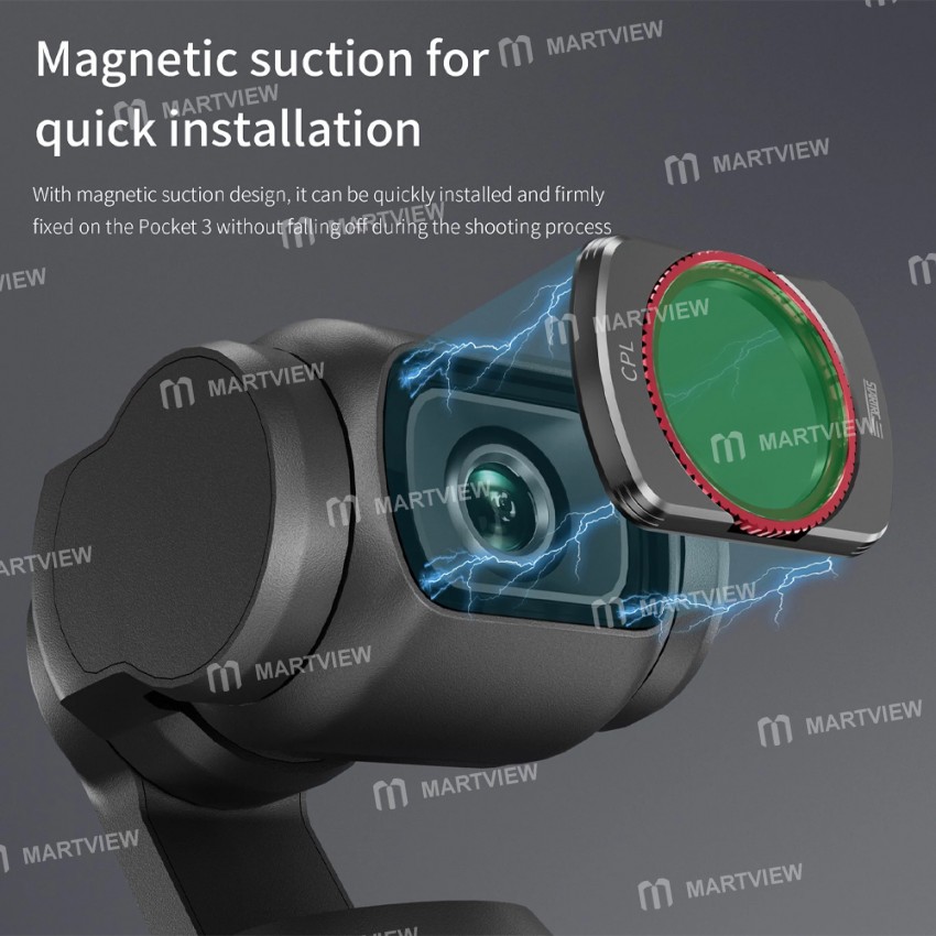 startrc 19mm-ultra-slim-multi-layer-coating-square-cpl-filter-compatible-with-dji-pocket-3-9