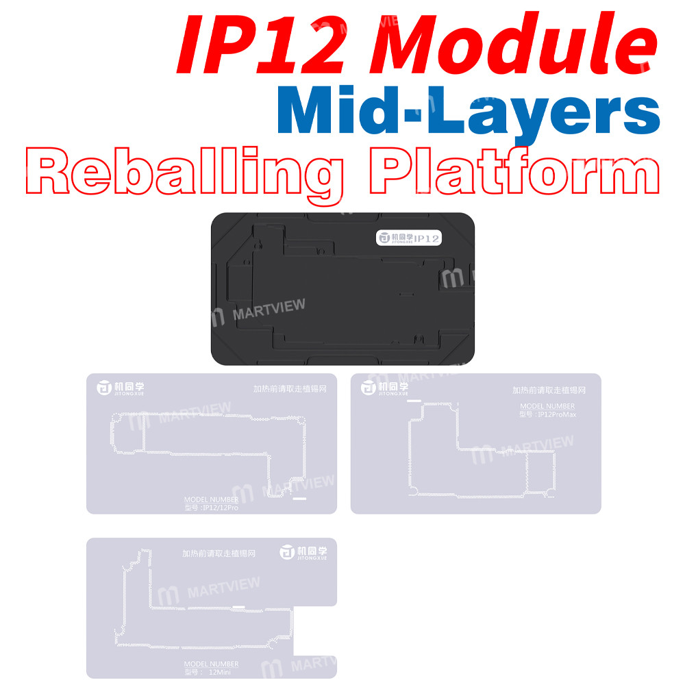 jtx m29-middle-layer-bga-reballing-stencil-tin-planting-platform-for-iphone-x-to-17-pro-max-11
