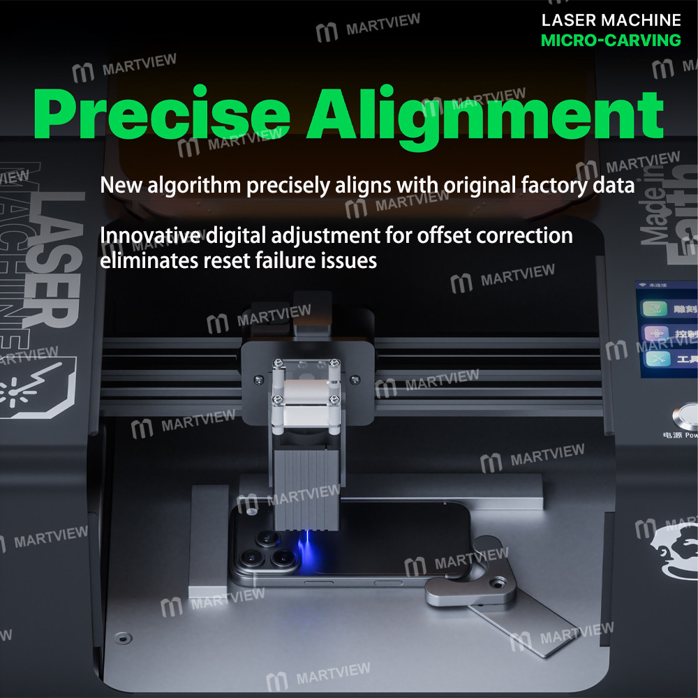 mechanic micro-carving-5w-laser-machine-for-remove-screen-stand-back-glass-middle-frame-camera-glass