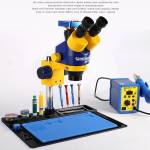 Mechanic MC75T 7-45X Trinocular Stereo Zoom Microscope With i-Matx Base Holder + DX-340 Professional