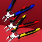 B&R TS-140 5-inch Precision Carbon Steel Cutting Pliers for Mobile Phone Repair