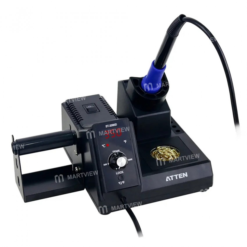 atten st-2090d-80w-multi-function-thermostatic-digital-soldering-station-with-soldering-wire-holder-