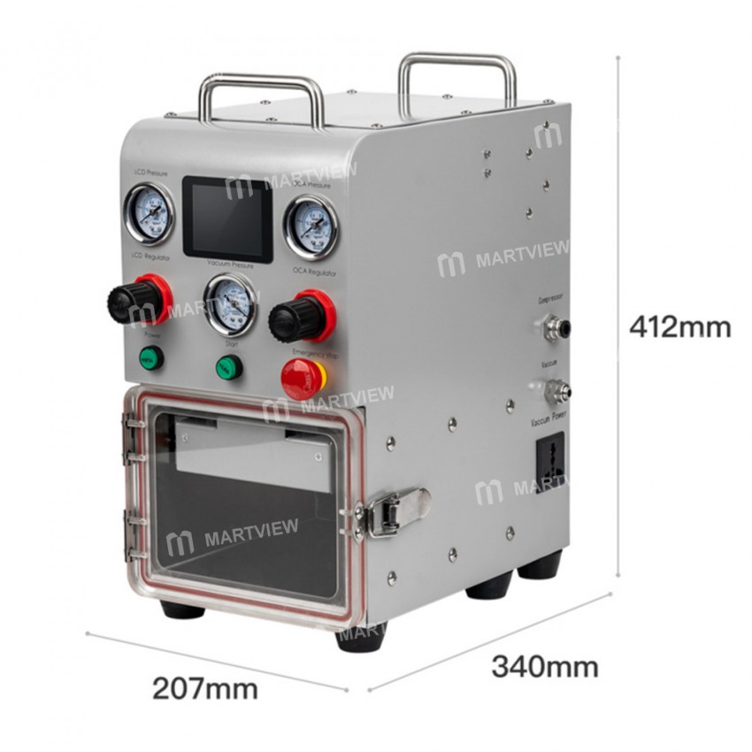 Uyue X1 7-inches LCD Touch Screen OCA Vacuum Laminating Machine Need External Pump