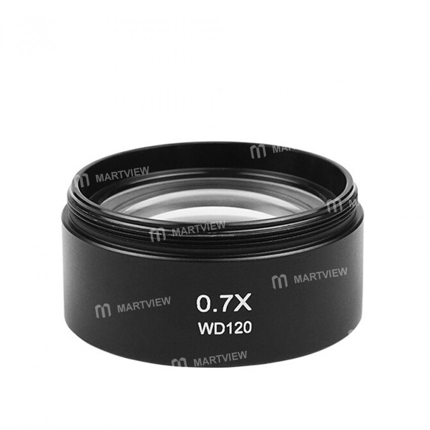 WD165 0.5X / WD120 0.7X Auxiliary Objective Lens Threaded Installation Caliber 48mm For Trinocular Z