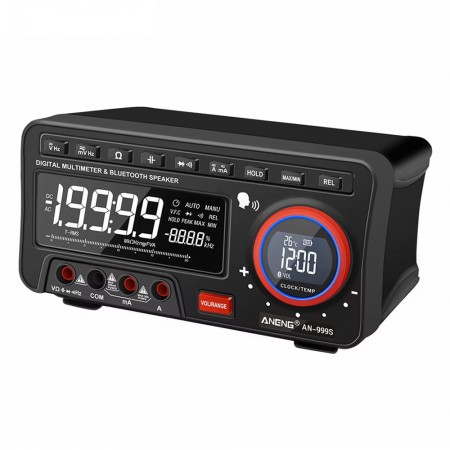 Aneng AN-999S Professional True RMS DC / AC Desktop Voice Digital Multimeter with Bluetooth Speaker
