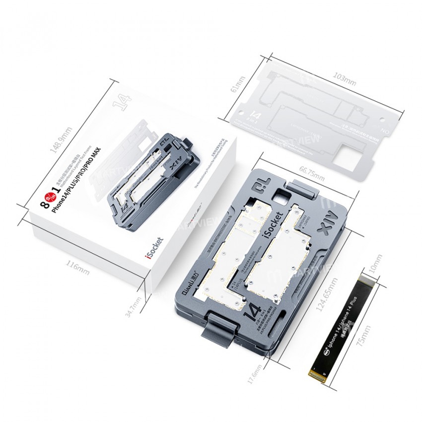 qianli isocket-8-in-1-motherboard-layered-test-platform-for-iphone-1414plus14pro14pro-max-4