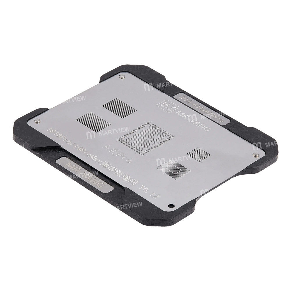 mryang 012mm-a18-pro-board-transfer-bga-reballing-stencil-platform-for-iphone-16-pro-16pro-max-5