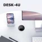 Orico DESK-4U Desktop Grommet USB 3.0 HUB with Headphone Microphone Ports Support OTG