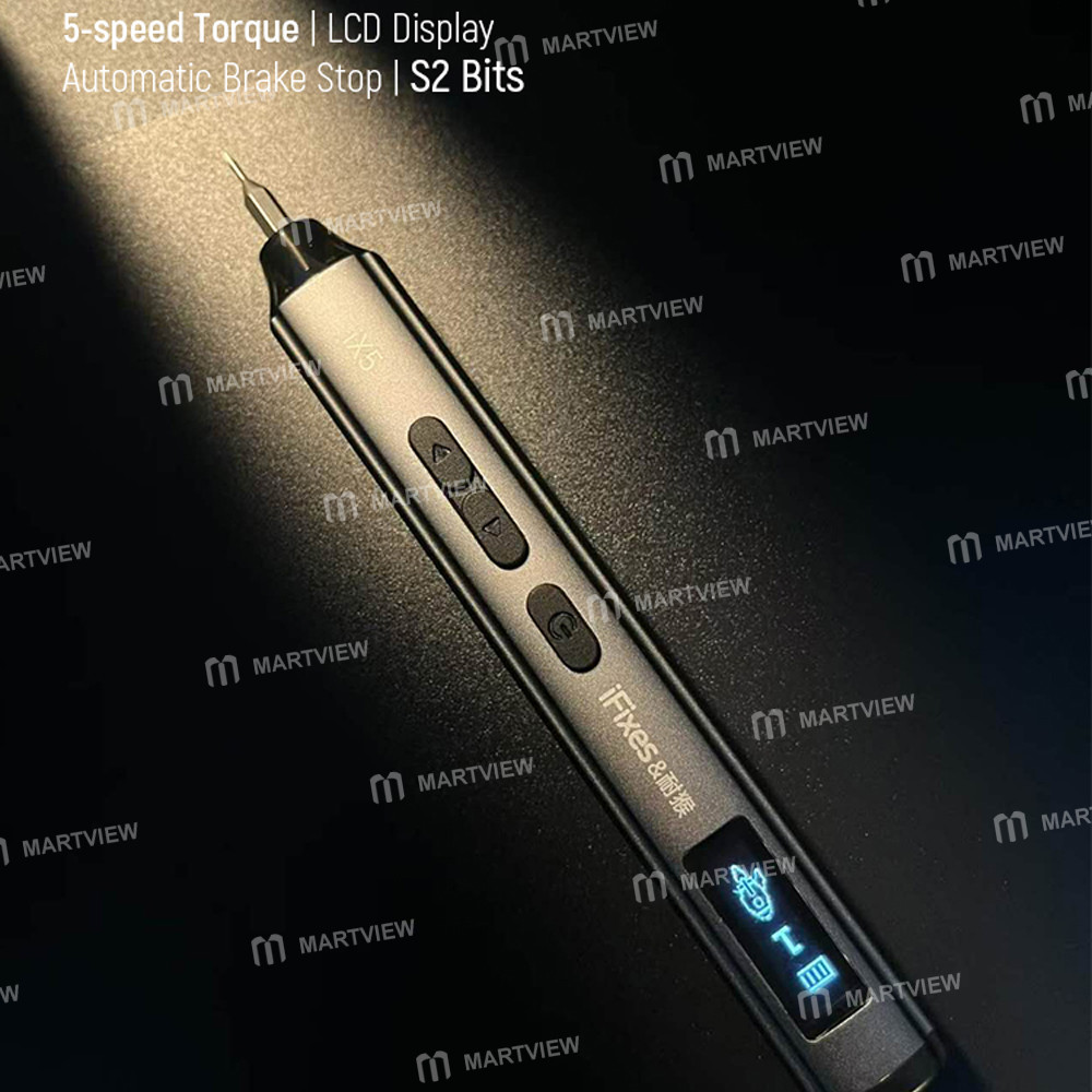 ifixes ix5-adjustable-torque-electric-screwdriver-with-24pcs-s2-bits-support-iphone-17-series-7