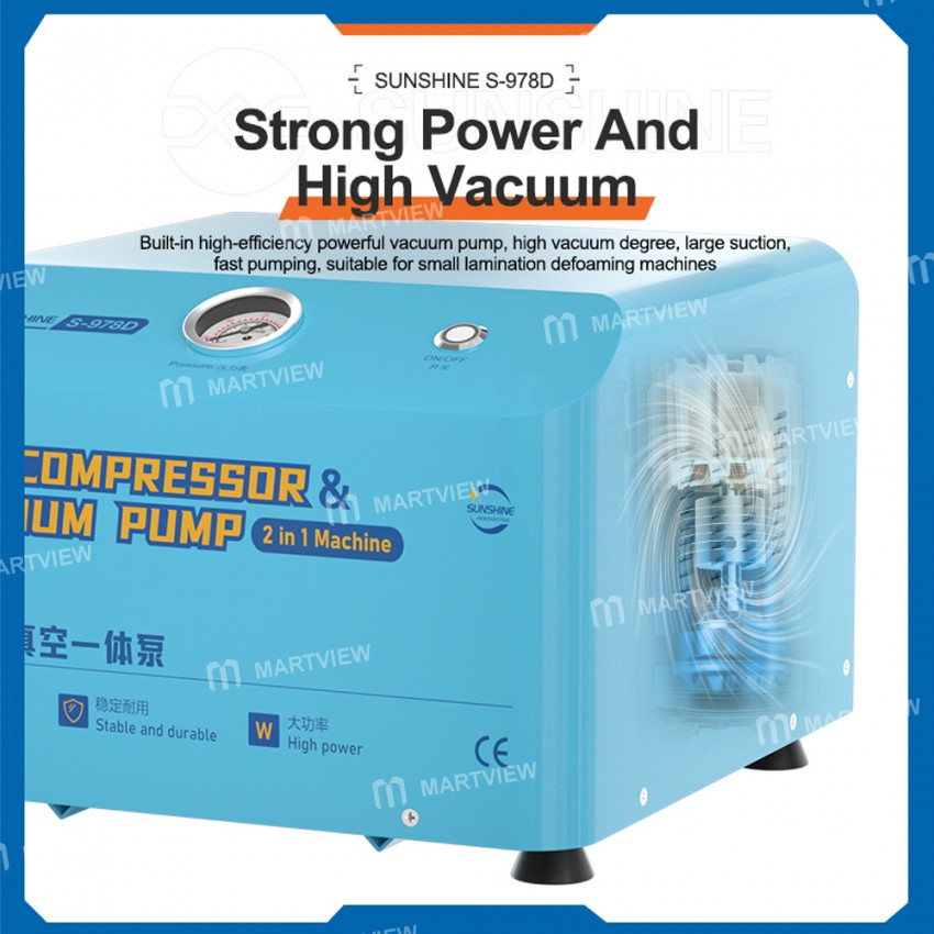 sunshine s-978d-2-in-1-air-compressor-vacuum-pump-integrated-machine-8