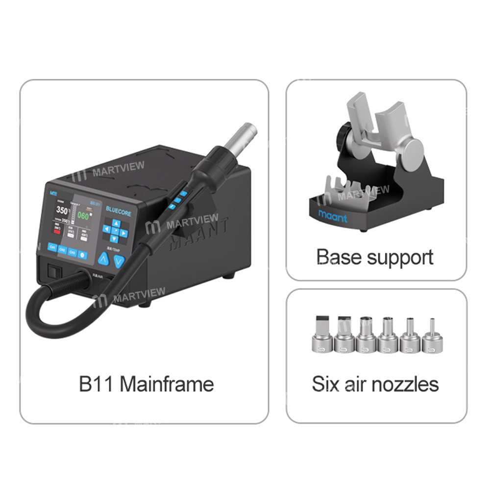 maant blue-core-b11-1000w-intelligent-hot-air-gun-desoldering-rework-station-for-bga-repair-2