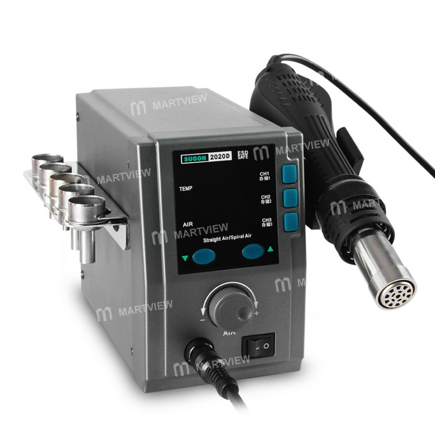 SUGON 2020D 700W Hot Air Gun Lead-Free Rework BGA SMD Soldering Station
