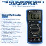 Sunshine DT-890N Digital Handheld Intelligent Voltage Current Test Meter Handheld LCD Screen Digital