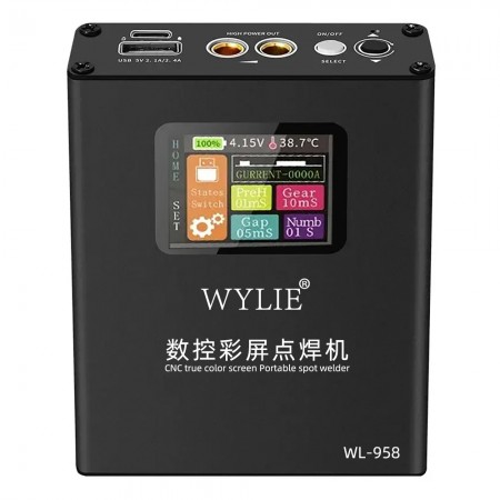 Wylie WL-958 Portable CNC Spot Welding Machine with True Color Screen