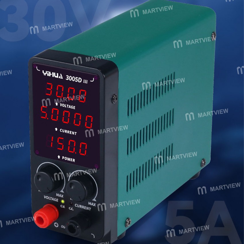 Yihua 3005D-III 30V 5A LED Digital Display Adjustable Regulated DC Power Supply