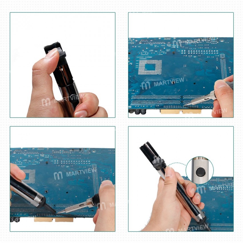 High Quality Vacuum Suction Solder Sucker Pen Solder Removal Tool Desoldering Pump for Cell Phone Re