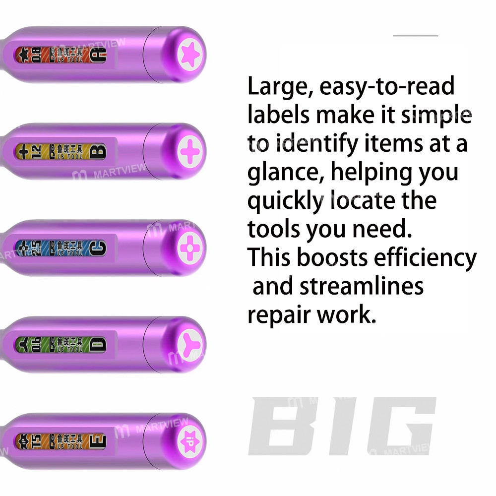 lb tool-falcon-5-in-1-magnetic-precision-s2-alloy-2d-screwdriver-set-for-mobile-phone-repair-6