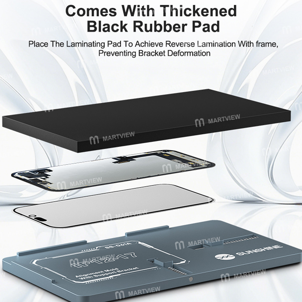 sunshine ss-061a-integrated-alignment-bonding-mold-for-iphone-12-to-17-series-10