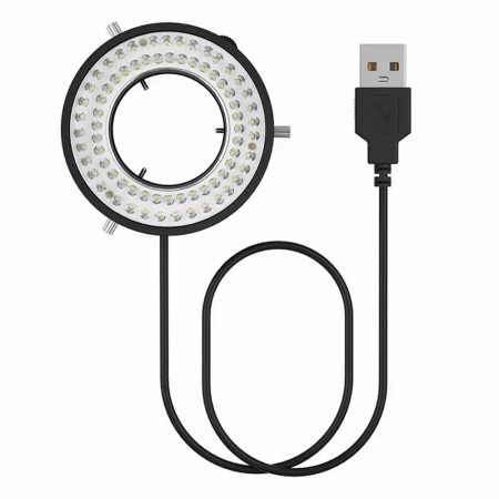 MaAnt MY-036 72 High Light Beads USB Microscope LED Ring Light with Dust Filter