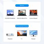 Orico TB3-S3 15-in-1 4K HDMI Thunderbolt 3 40Gbps Type-C Multi-function Docking Station