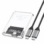orico tc8-25-25-inch-half-size-type-c-5gbps-transparent-hard-drive-enclosure-support-auto-sleep-1