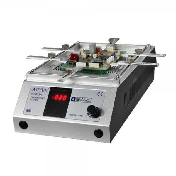 Aoyue Int 853A Pro 220V 500W BGA Rework Station with Infrared Preheater and Preheating Function
