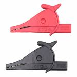 UNI-T UT-C02A Alligator Clip Banana Interface Straight Plug Applies to Most Multimeters - 2Pcs