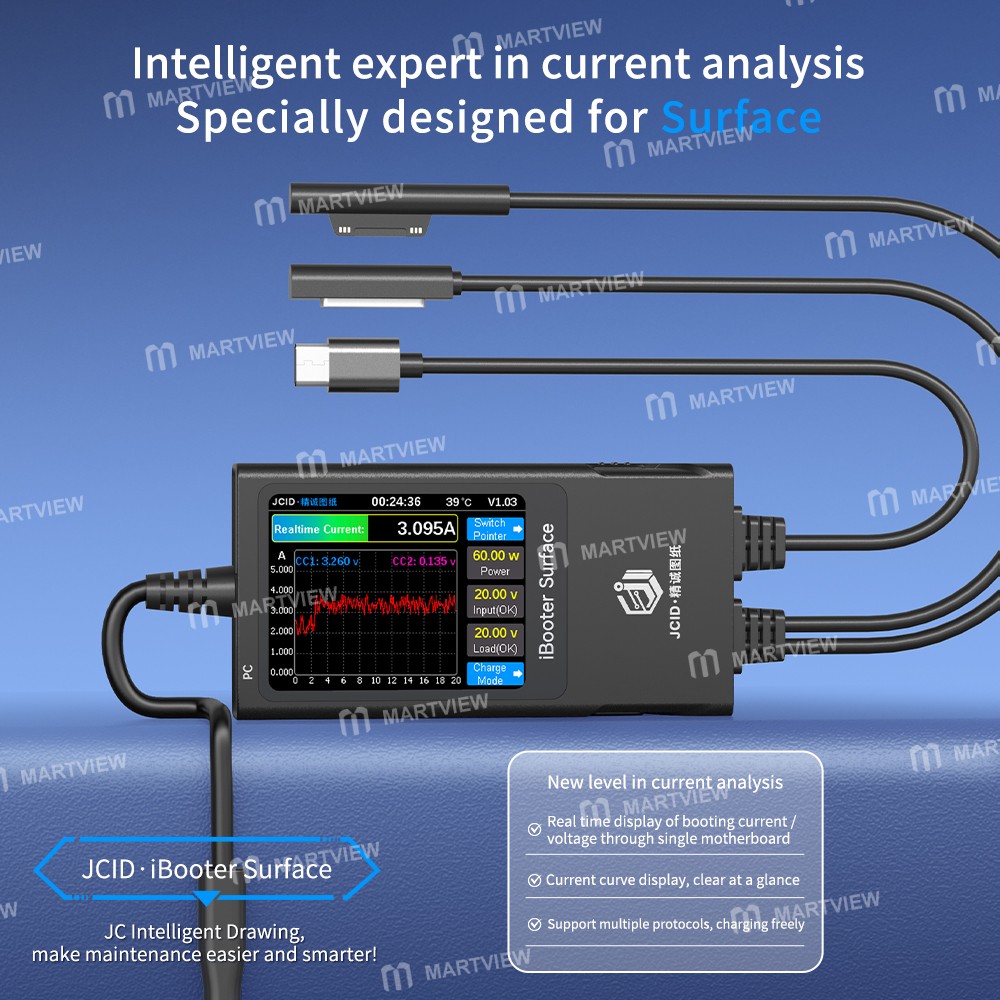 jcid ibooter-surface-intelligent-expert-in-current-analysis-specially-designed-for-2013-2024-surface