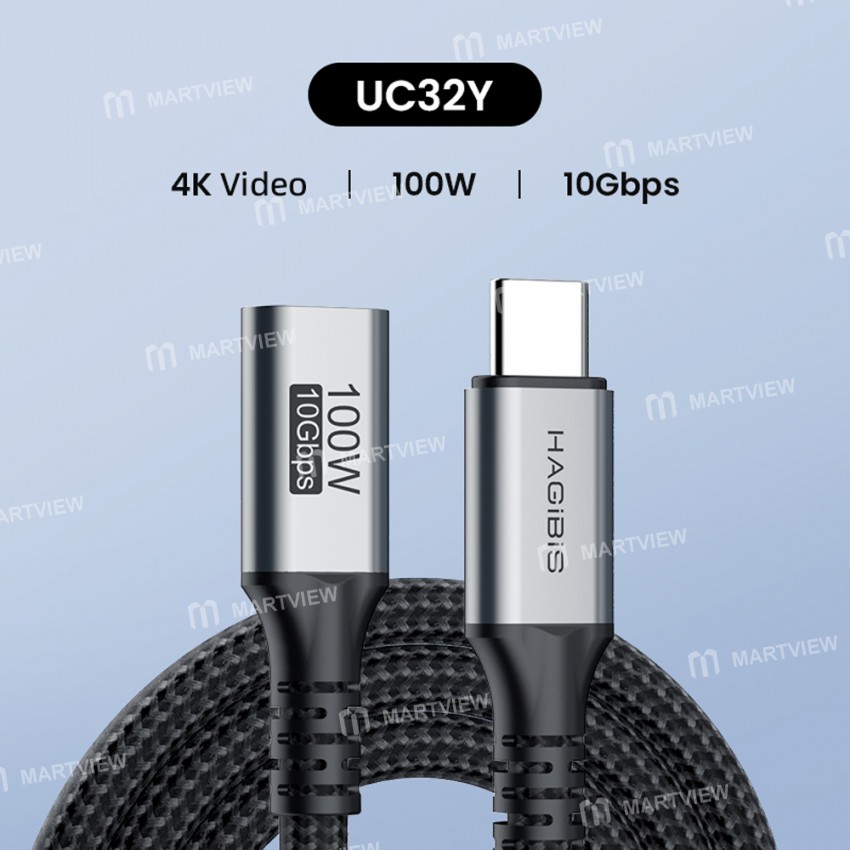 hagibis usb-32-gen2-type-c-10gbps-high-speed-transmission-pd-100w-charging-cable-2