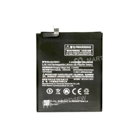 Battery Replacement for Redmi 5A / BN34 - Grade AAA quality