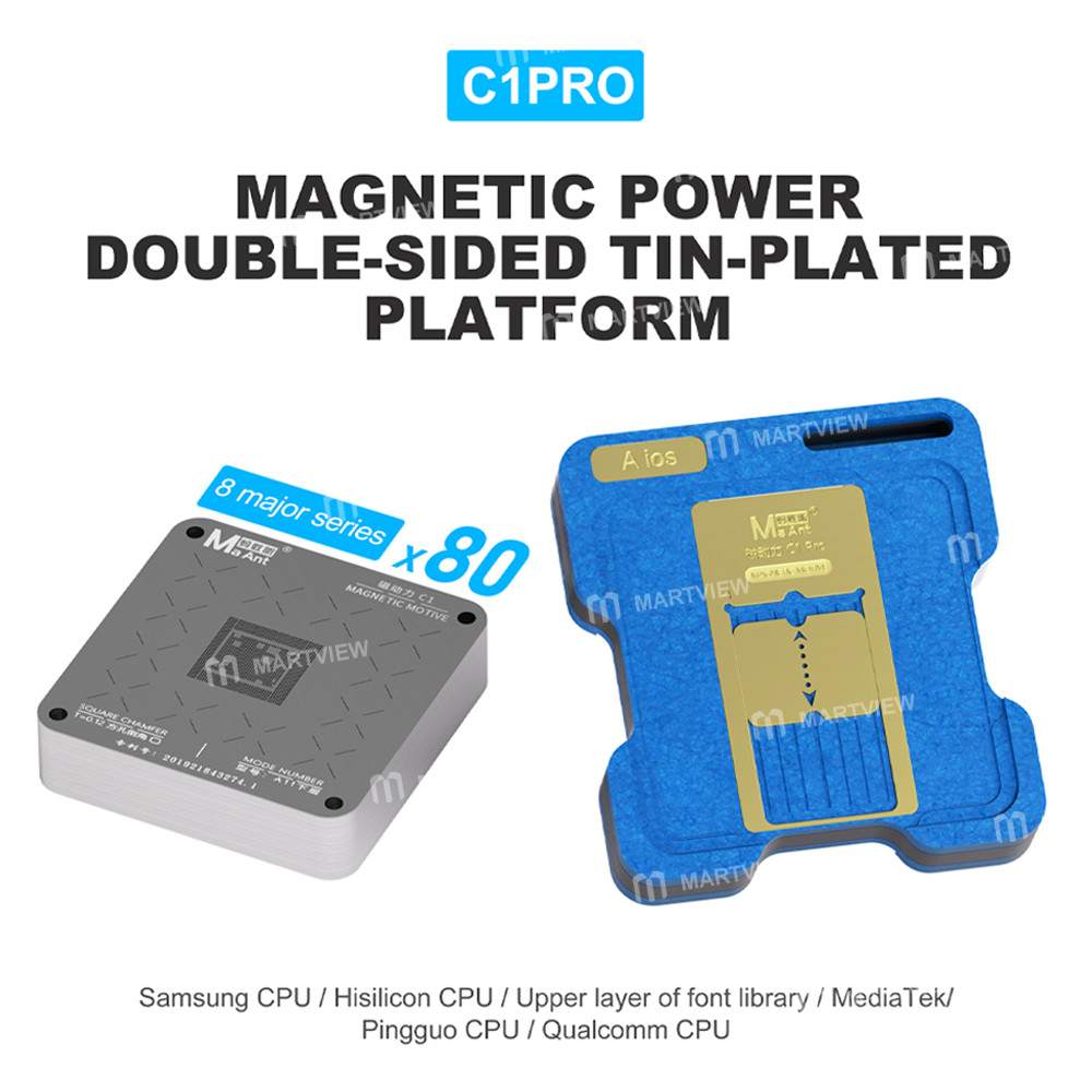 maant c1pro-magnetic-power-positioning-tin-planting-platform-set-for-apple-mtk-hisilicon-qualcomm-ex