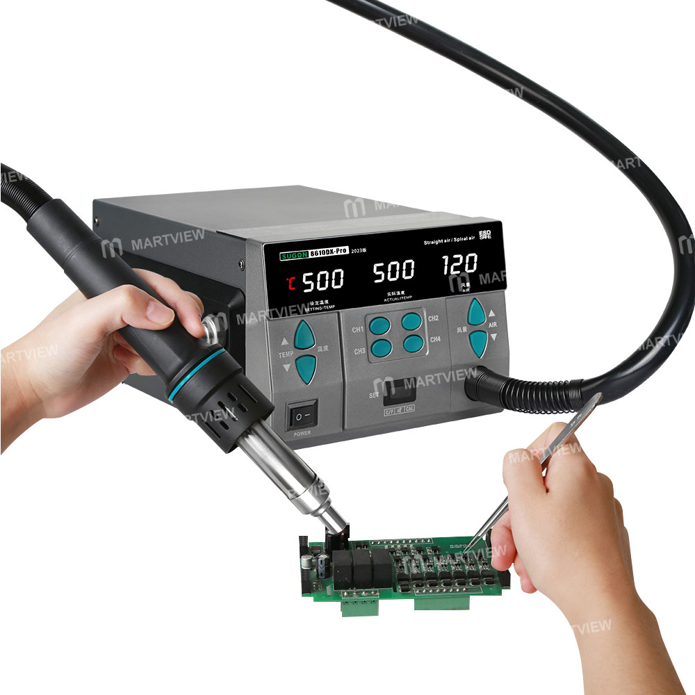 sugon 8610dx-pro-1000w-high-power-heat-gun-digital-display-desoldering-rework-station-6