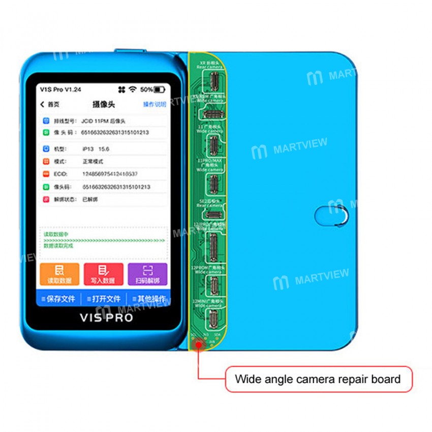 jcid v1se-v1s-pro-disassembly-free-wide-angle-camera-repair-cable-1