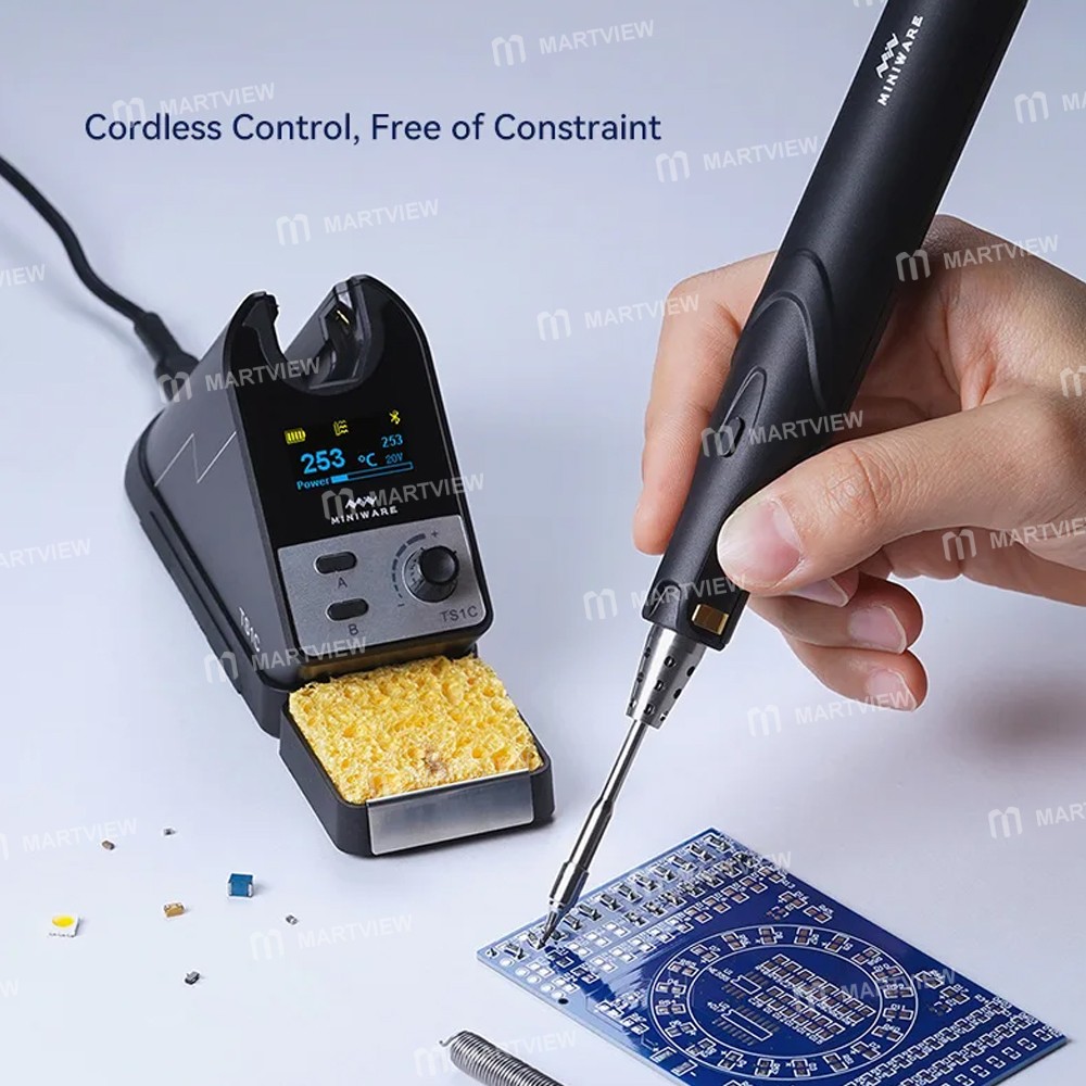 miniware ts1c-pd-45w-smart-digital-display-cordless-soldering-station-for-pcb-smd-repair-4