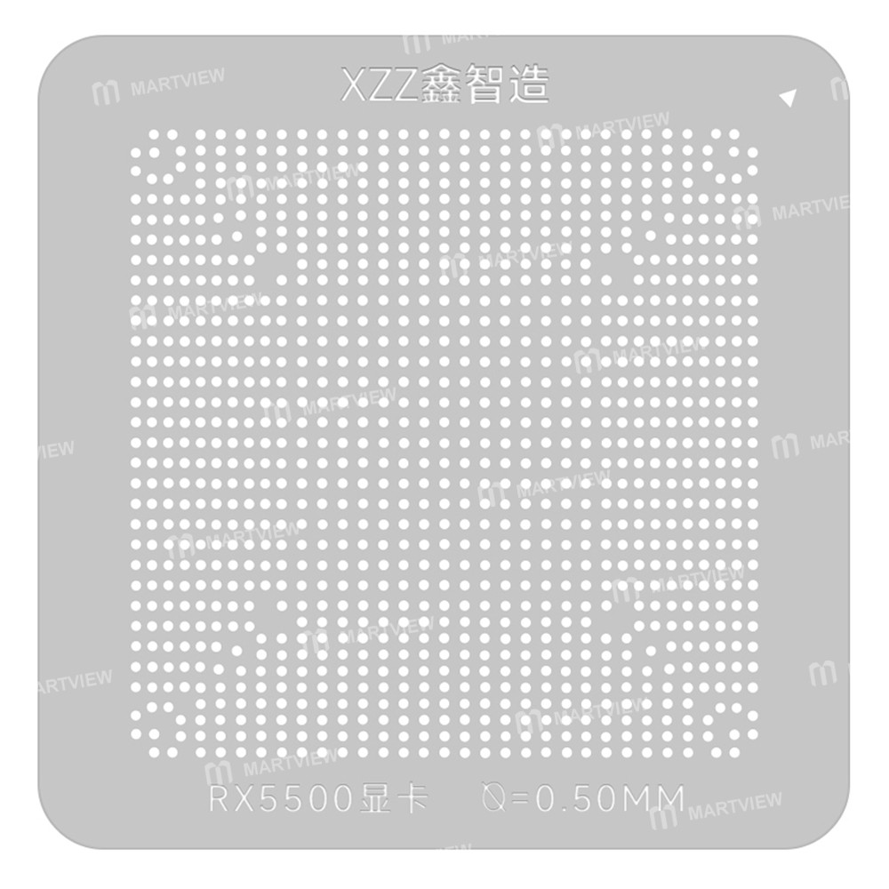 xzz 050mm-graphics-card-bga-reballing-stencil-platform-set-for-amd-radeon-rx-5500-xt-2