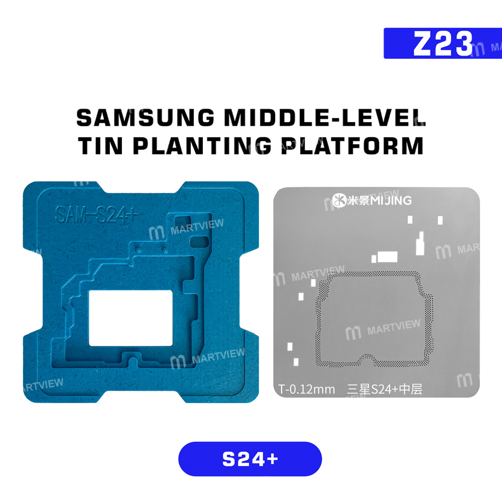 mijing z23-middle-level-tin-planting-bga-reballing-platform-set-for-samsung-galaxy-s20-to-s25-series