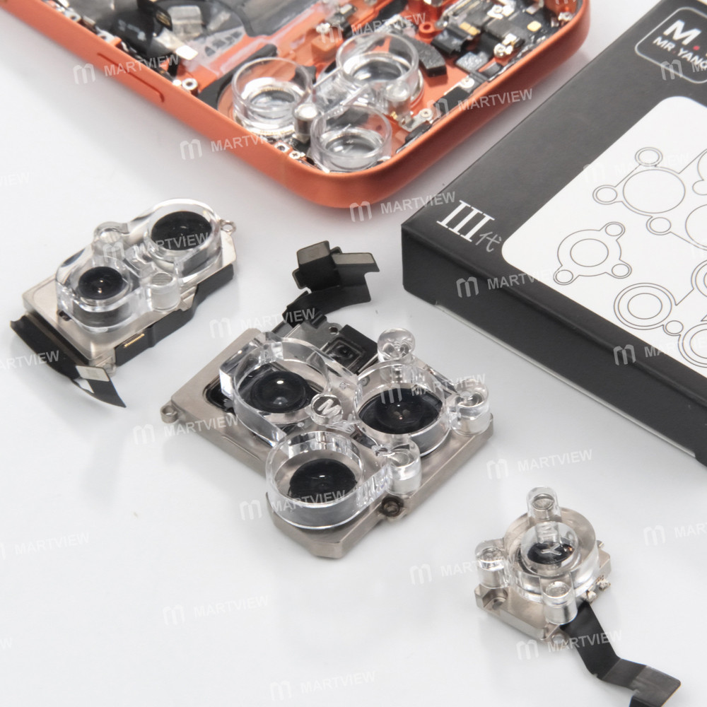 ycs mr-yang-4-in-1-diamond-shield-rear-camera-repair-protective-cover-set-for-iphone-6-17-series-2