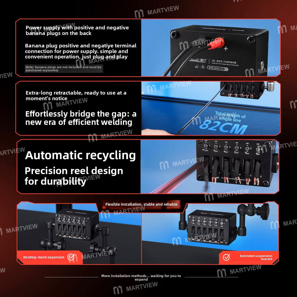 qianli h6-power-hub-dc-independent-control-hub-versatile-universal-diy-version-for-welding-power-sup