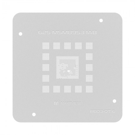 Martview RB03-QT6 CPU BGA Reballing Stencil for Qualcomm Snapdragon 625 MSM8953 1AB