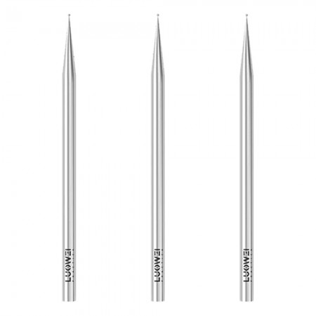Luowei 2.35mm Diameter Spherical Straight Needle Laminate Grinding Head Set